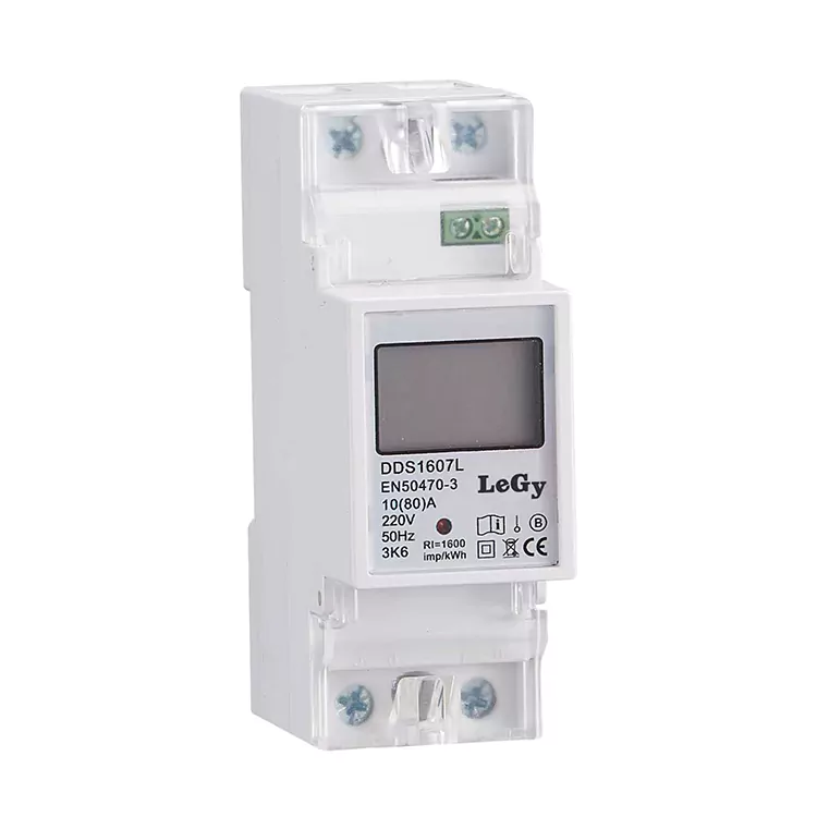 RS485 Tək Fazalı DIN Rail Ağıllı Enerji Ölçüsü